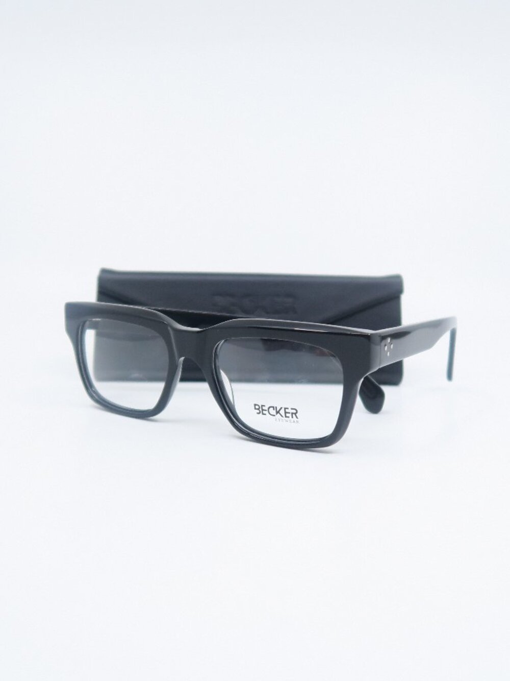 Becker 882229 C01 54mm. Black Trendy Fashion Italian Unisex Eyeglasses.